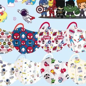 幼兒口罩 - 卡通口罩1-4Y (80個)