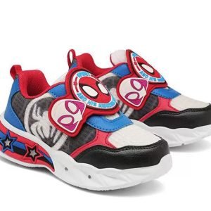 閃燈鞋-男童蜘蛛俠閃燈波鞋