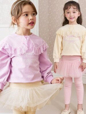 韓單蕾絲花邊衛衣