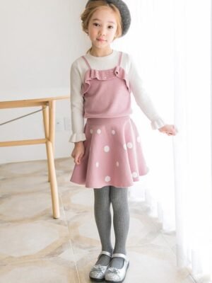 新年衫 – 女童針織2件套裙