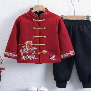 新年衫 – 農曆新年系列🧧男童馬年拜年套裝