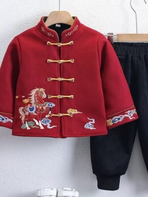 新年衫 – 農曆新年系列🧧男童馬年拜年套裝