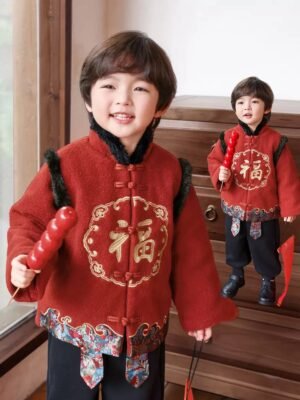 新年衫 – 農曆新年系列🧧兒童福星高照拜年外套