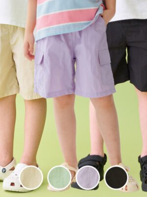 兒童輕便工裝短褲