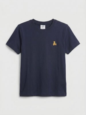 GAP 小熊 Logo 短袖 Tee (深藍)