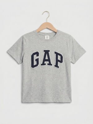 灰色 GAP 經典 Logo 短袖 Tee