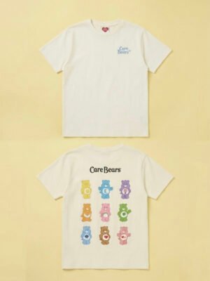 Care bear白色刺繡logo短袖tee