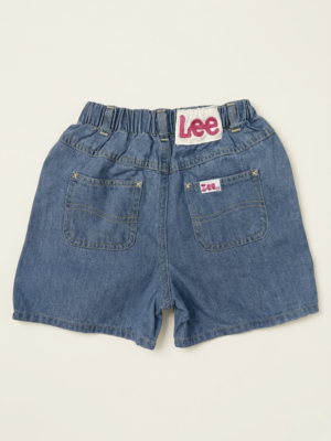 女童牛仔短褲 - Lee 經典單寧牛仔短褲