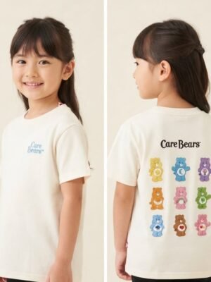 Care bear白色刺繡logo短袖tee